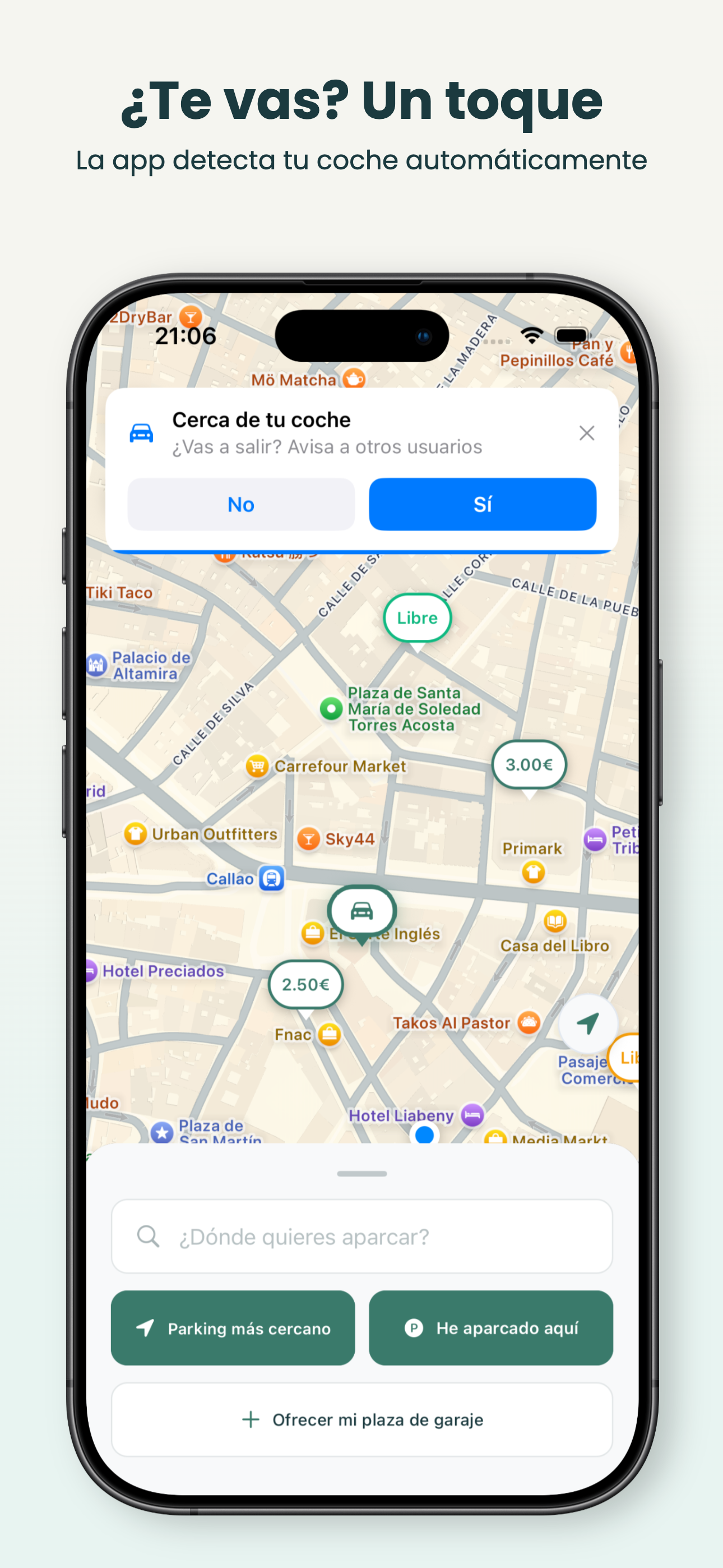iOS - Detección automática del coche por Bluetooth